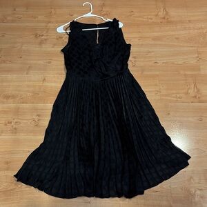 Glamour Black Textured Fabric